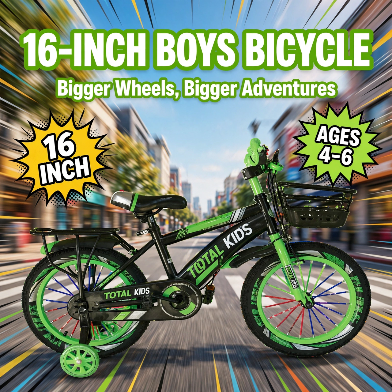 Boys 16-Inch Kids Bicycle - main product image