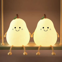 Thumbnail for Cute Pear Character Silicone Night Light