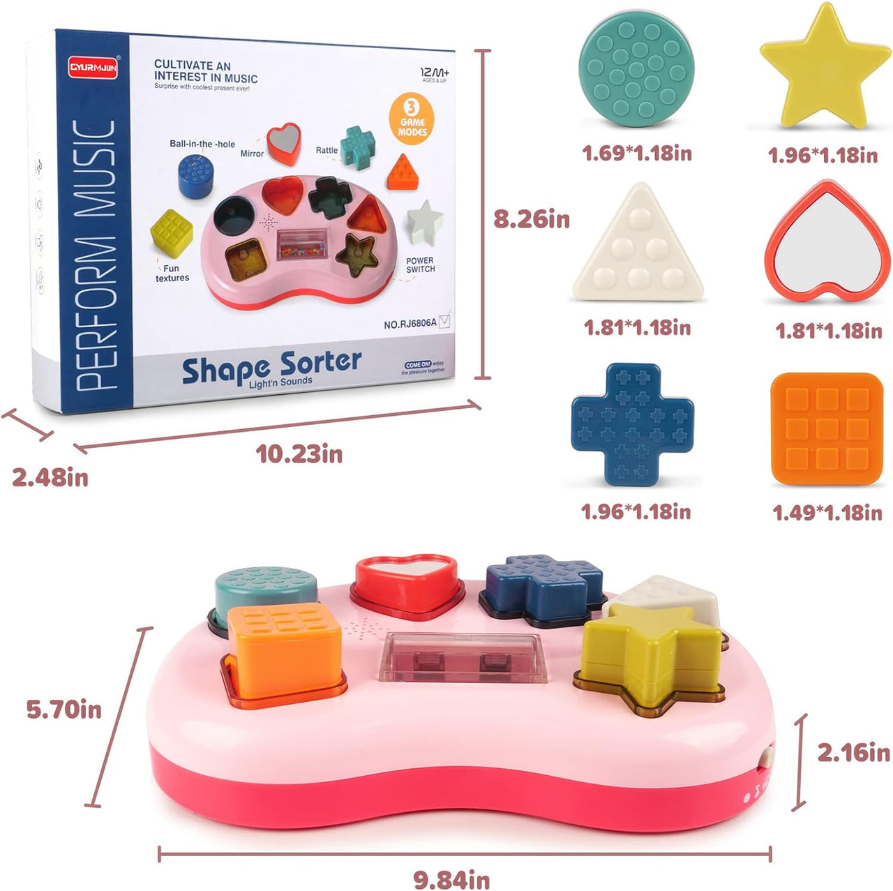 Baby Stacking Toys with Light and Sound - Main Image