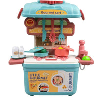 Thumbnail for Gourmet Portable Kitchen Bag for Kids - Sky Blue