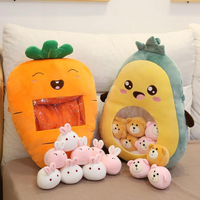 Thumbnail for Fruit Plush Pillow With Babies
