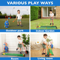 Thumbnail for Indoor And Outdoor Golf Kit Play Set