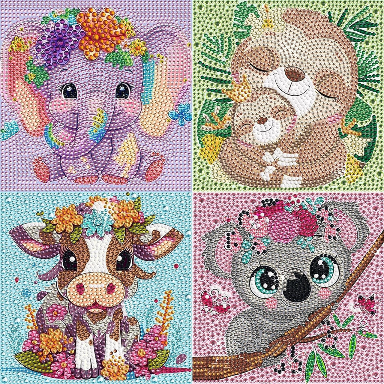 DIY Diamond Animals Painting Set