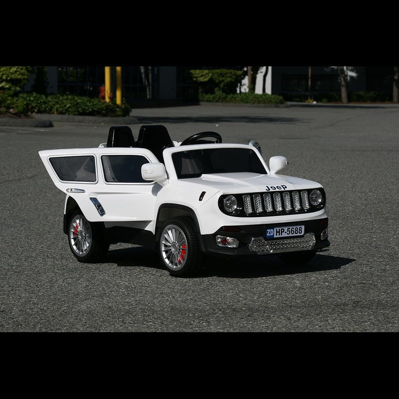 Jeep Renegade Style Ride On Toy Car for Kids  12V Battery With Realistic Features