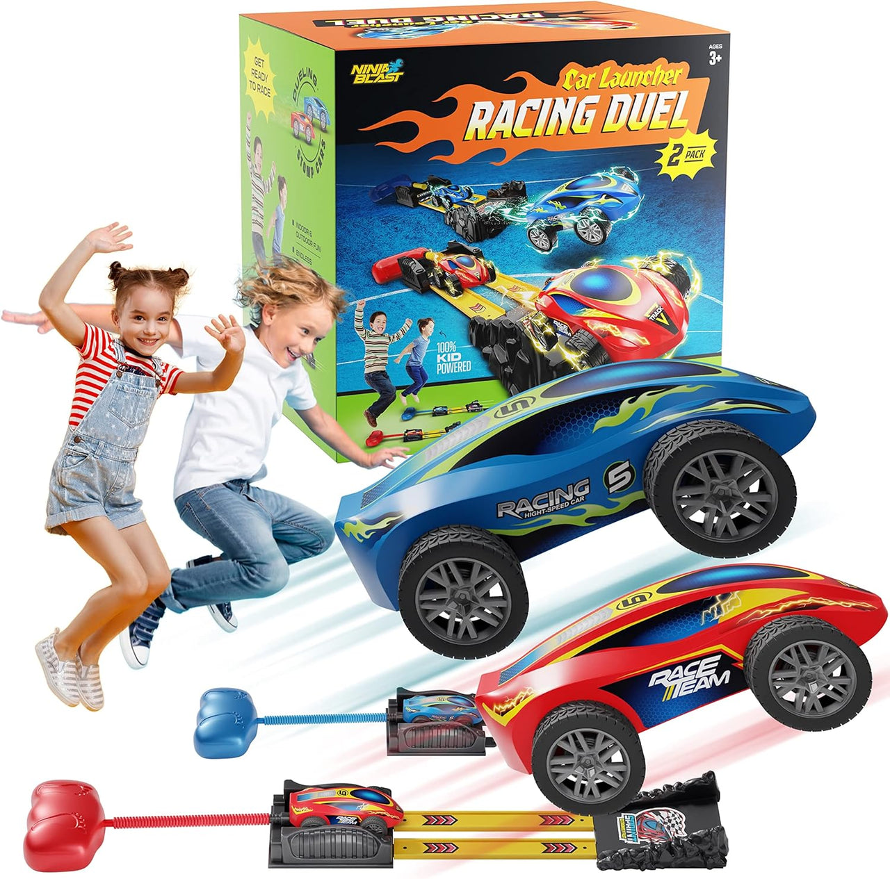 Car Launcher Racing Track Set Toy