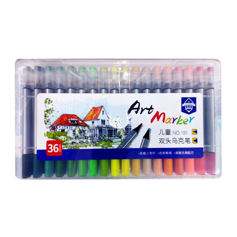 Art Markers 36 Colors Double-Sided