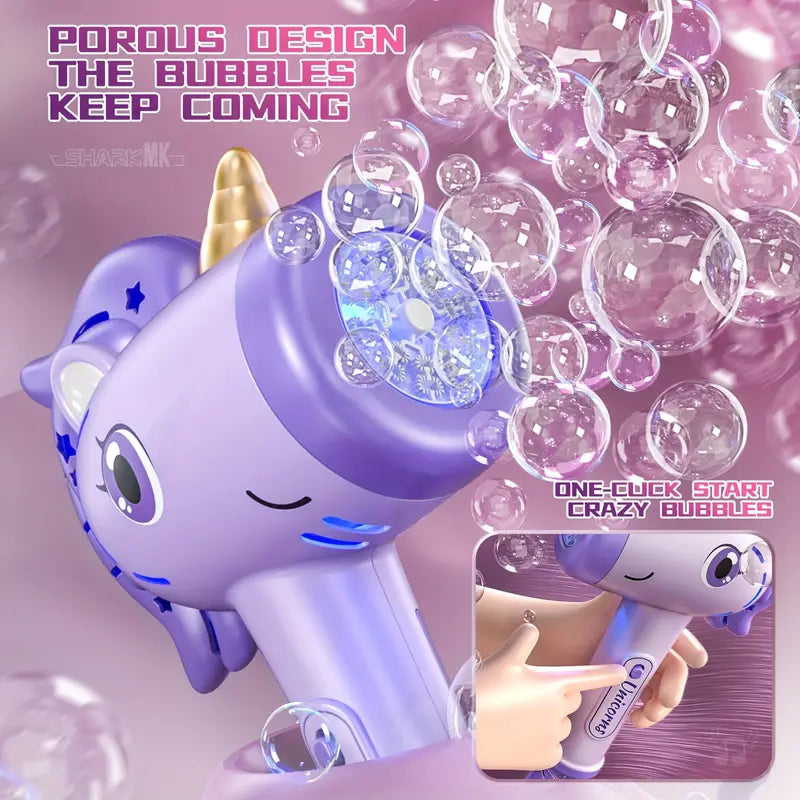 Automatic Unicorn Bubble Wand