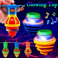 (2 Pcs) LED Glowing Top With Light And Sound