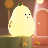 Thumbnail for Cute Pear Character Silicone Night Light