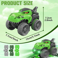 Thumbnail for 138 Pcs Dinosaur Race With Interchangeable Different Car Shell