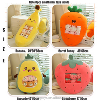 Thumbnail for Fruit Plush Pillow With Babies