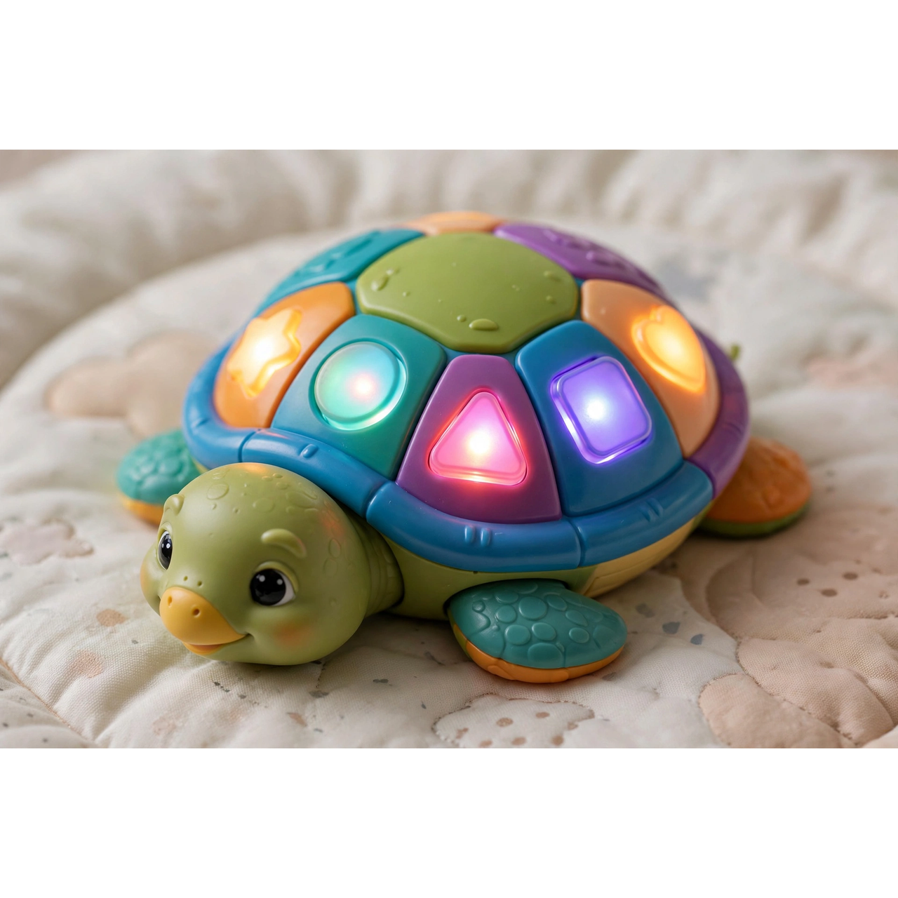 Playskool Elefun and Friends Shapes 'n Colors Turtle by Hasbro — in use