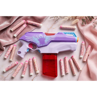 Thumbnail for Nerf Rebelle Super Stripes Wild Glam Blaster Set by Hasbro — in use