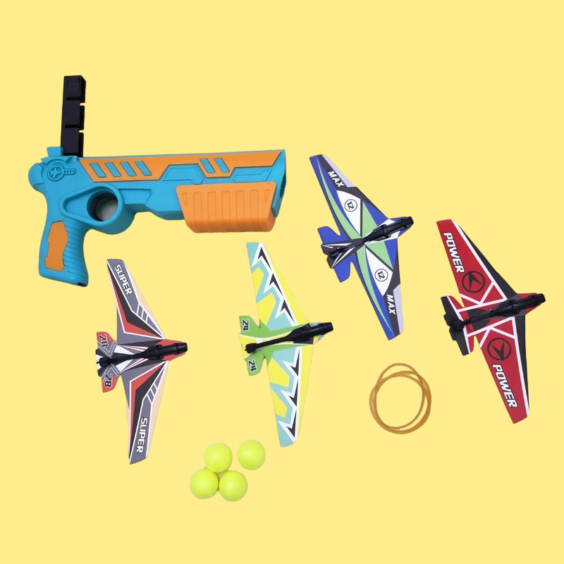Air Battle 3 In 1-Flying Launcher