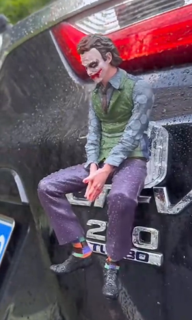 Dark Knight Car Mounted Joker