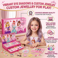 Thumbnail for IGOODCO Princess Theme Two-Layer Beauty Makeup Set