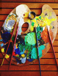 Thumbnail for Maries Acrylic Paint of 6 Basic Colors Set with Artist Paint Palette & Brushes Deal - 19 Pieces