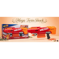 Thumbnail for Nerf N-Strike Mega TwinShock Blaster by Hasbro — hero