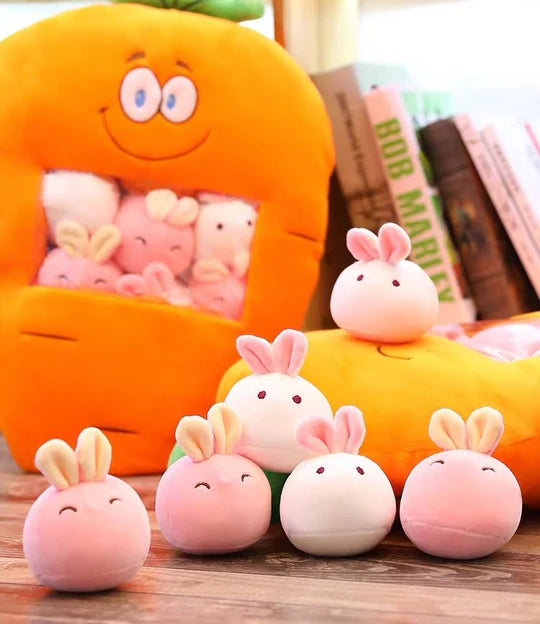 Fruit Plush Pillow With Babies