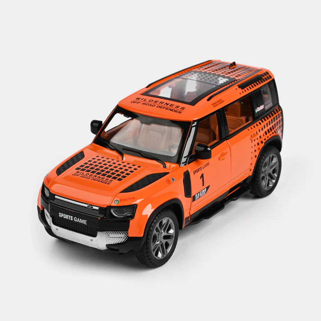 1:24 Remote Control Off Road Defender Diecast Car Light And Sound With Smoke Effect