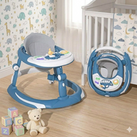 Thumbnail for Foldable Baby Walker with Activity Tray Compact & Space-Saving Design