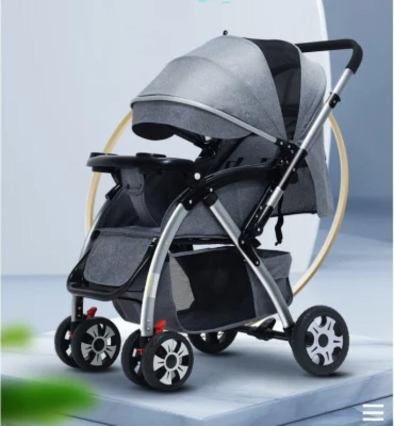 Reclining Foldable Cute Baby Stroller