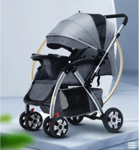 Thumbnail for Reclining Foldable Cute Baby Stroller