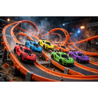 Thumbnail for Nerf Nitro Foam Cars 6-Pack by Hasbro — in use