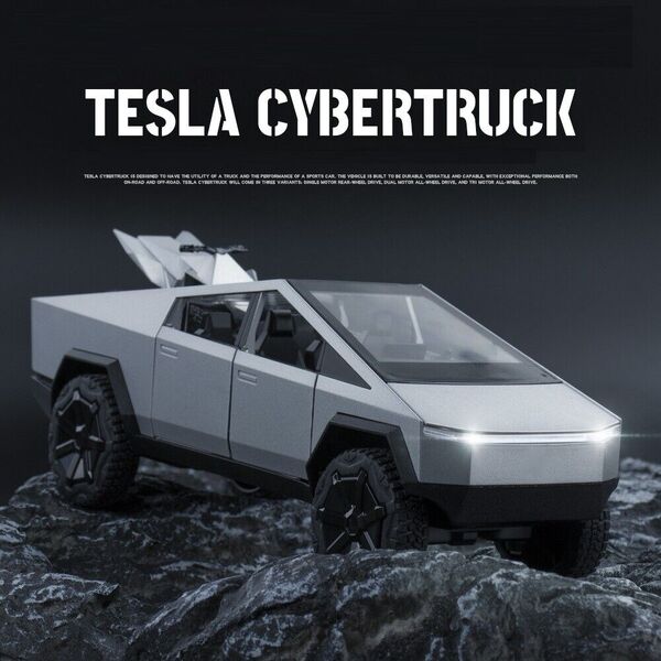 1:24 Scale Remote Control Tesla Cyber Truck With Light And Sound