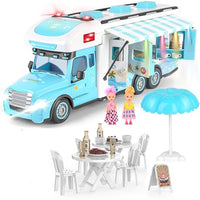 Thumbnail for 2-in-1 Expandable Camper Van Playset with Lights & Sounds
