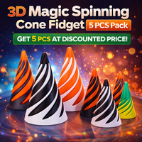 Thumbnail for 3D Printed Spinning  Magic Cone - 5 Pcs