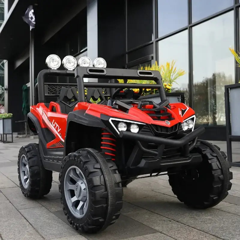 Double the Fun with our Electric Jeep: Off-Road Excitement for Two Kids