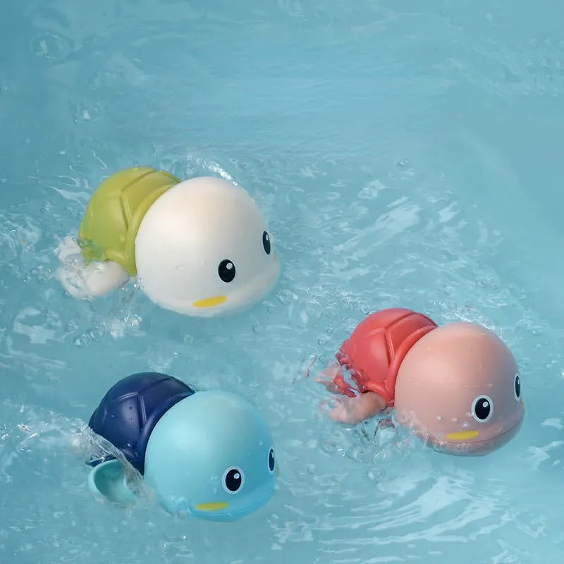 Pack Of 3 Wind Up Turtle Bath Toy