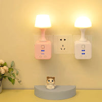 Thumbnail for 4 In 1 USB Function Bedside Small Night Lamp