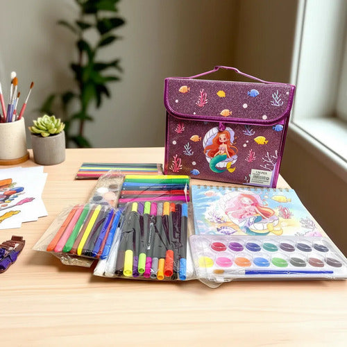 Kids Art Pencils And Sketchbook Stationery Set