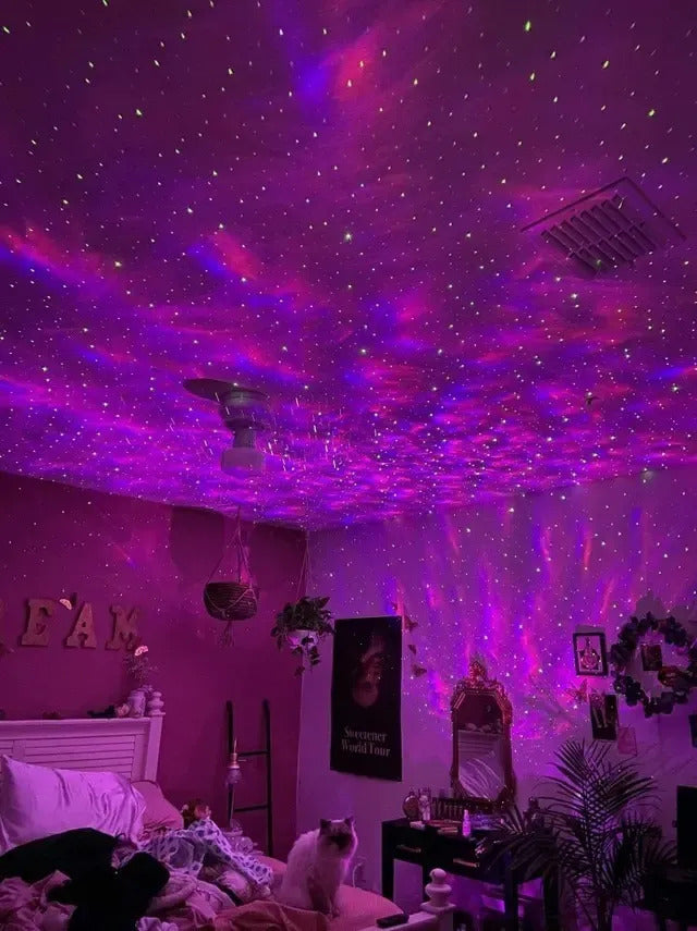 LED Starry Light Projector With Music