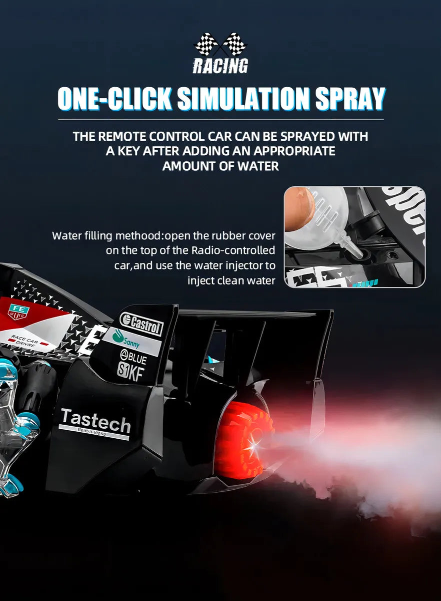 Remote Control Formula 1 Car With Smoke Effect