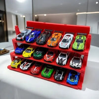 Thumbnail for 18 Pcs Mini Sports Cars Set With Display Stand