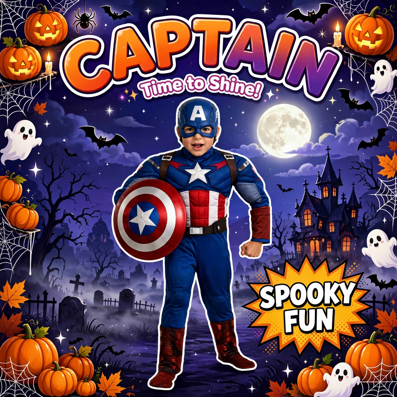 Captain America Costume Dress