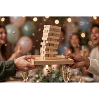 Thumbnail for Hasbro Gaming Jenga Pass Challenge Game — in use