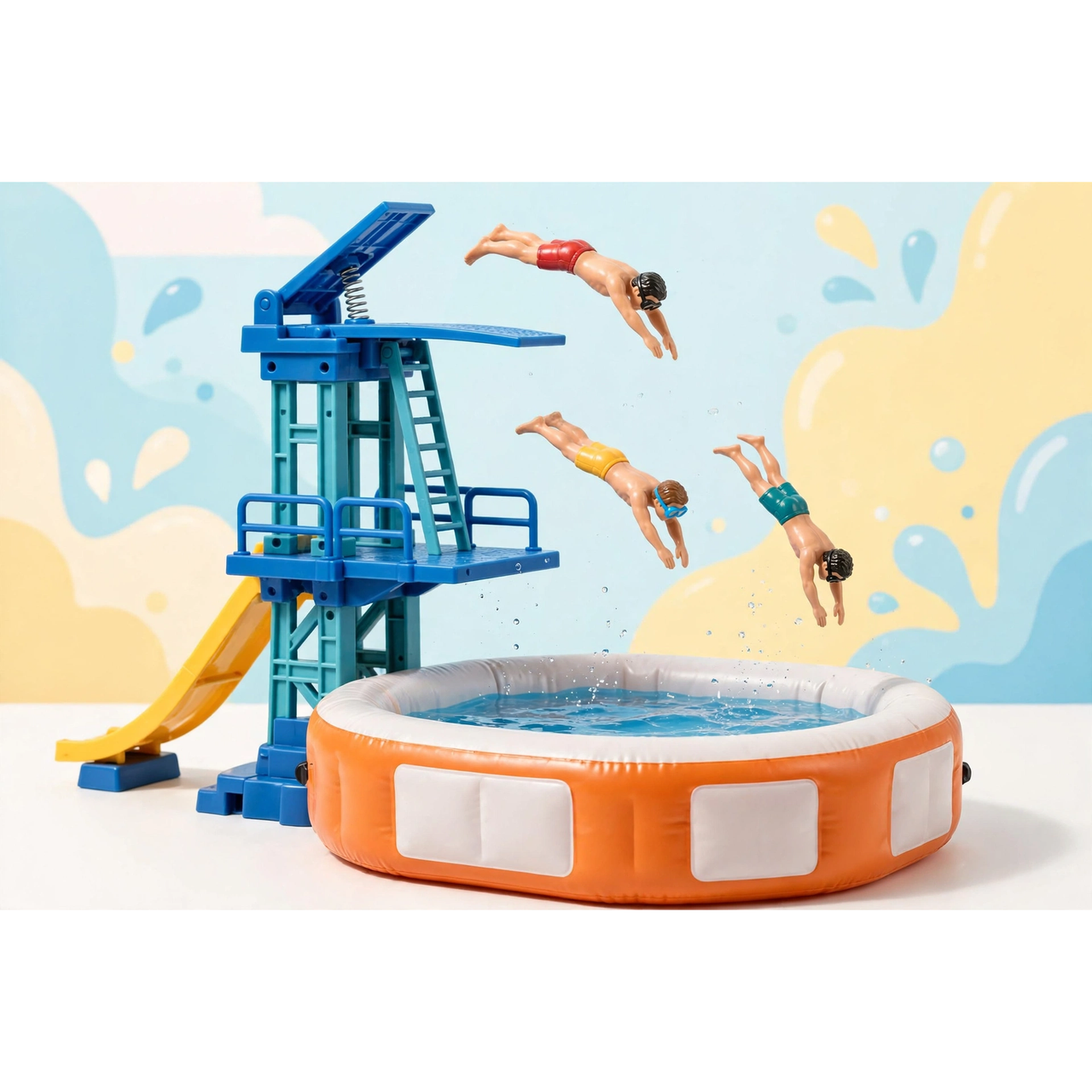Hasbro Gaming Hot Tub High Dive Game — in use