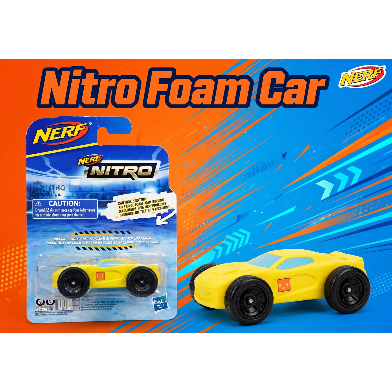 Nerf Nitro Single Foam Car by Hasbro — hero