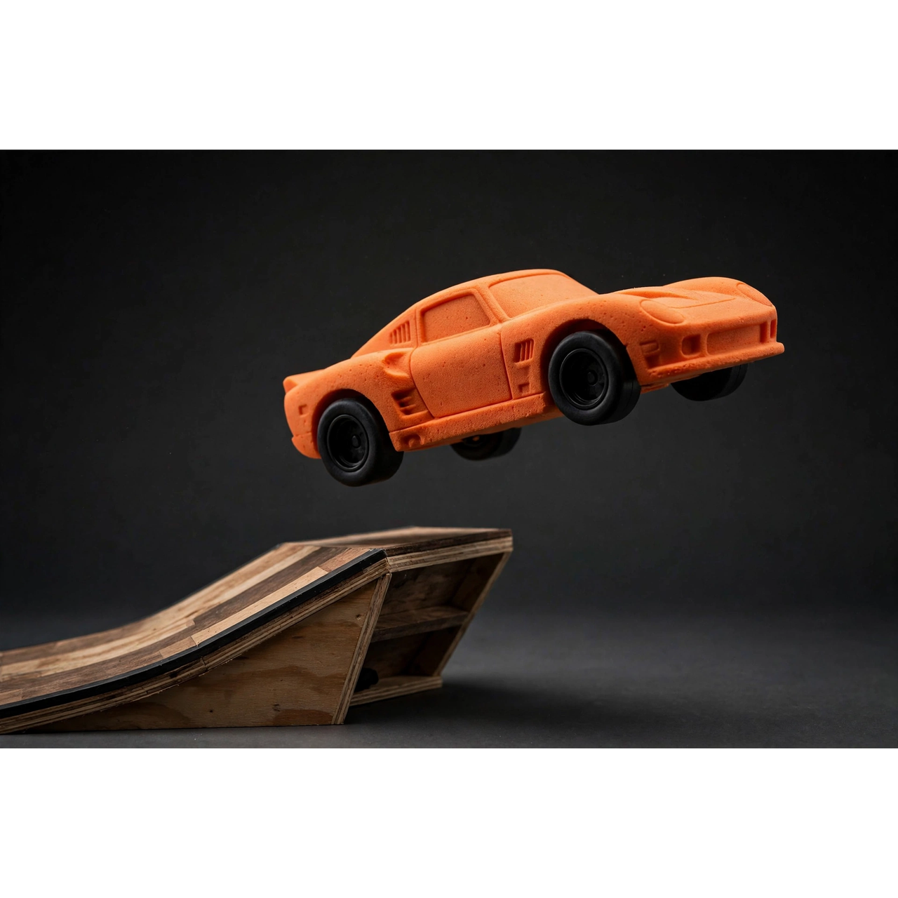 Nerf Nitro Single Foam Car by Hasbro — in use