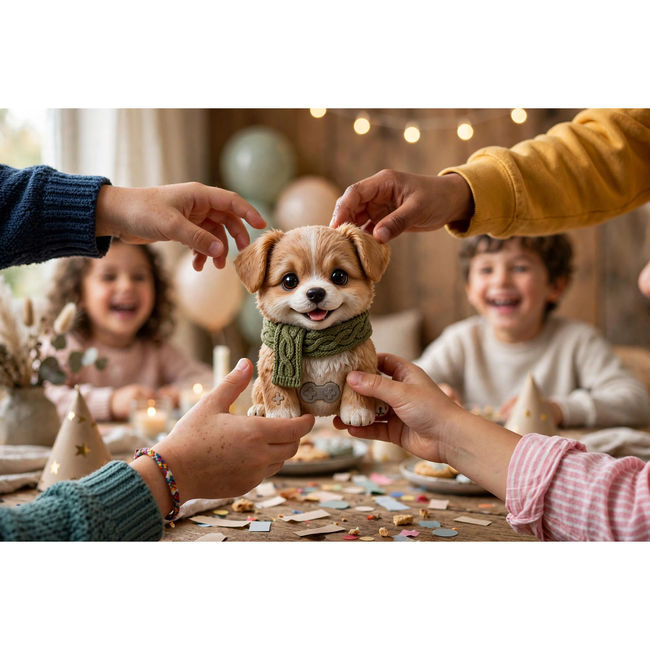 Hasbro Gaming Peeing Pup Game — in use