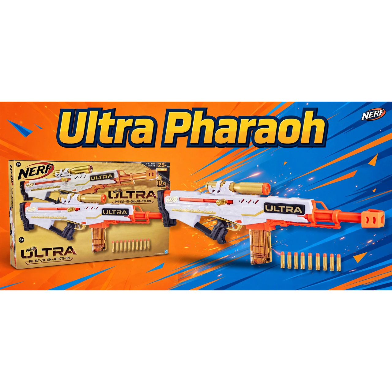 Nerf Ultra Pharaoh Bolt-Action Blaster by Hasbro — hero