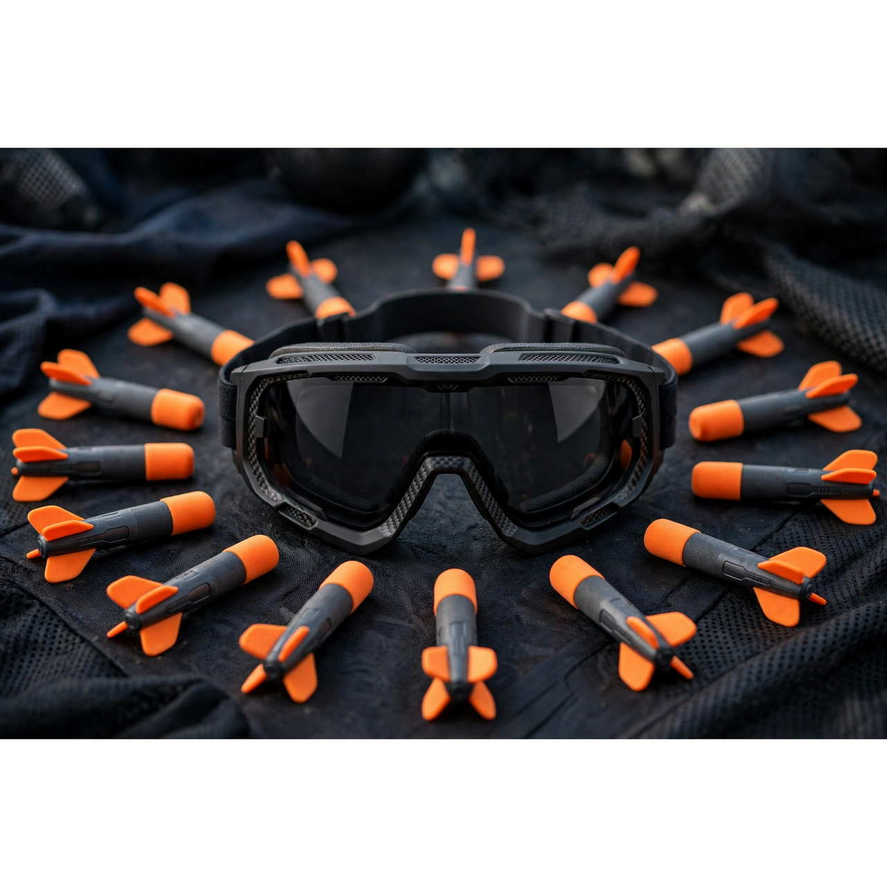 Nerf Ultra Vision Gear and 10 Ultra Darts Set by Hasbro — in use