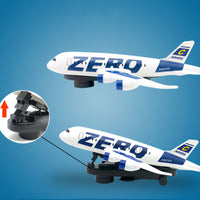 Thumbnail for Light And Music Airplane Toy, With Lifting And Obstacle Function