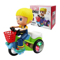 Thumbnail for Electric Stunt Bike Toy Kids Music Tricycle