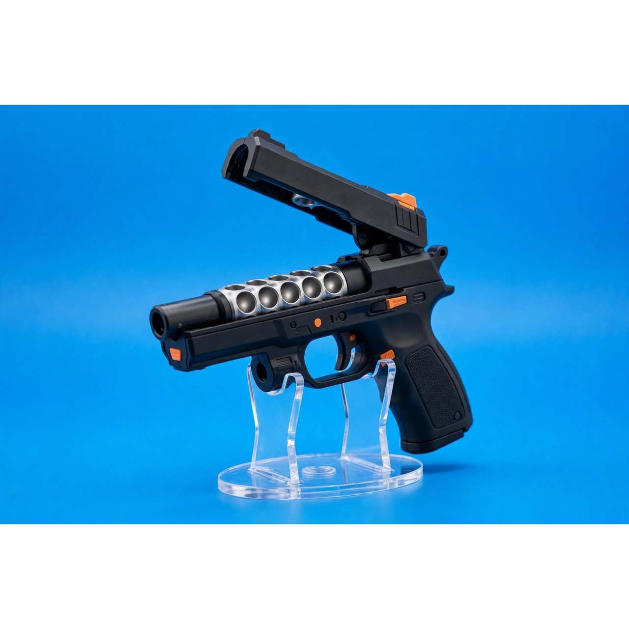 Nerf Elite 2.0 Flipshots Flip-8 Blaster by Hasbro — in use