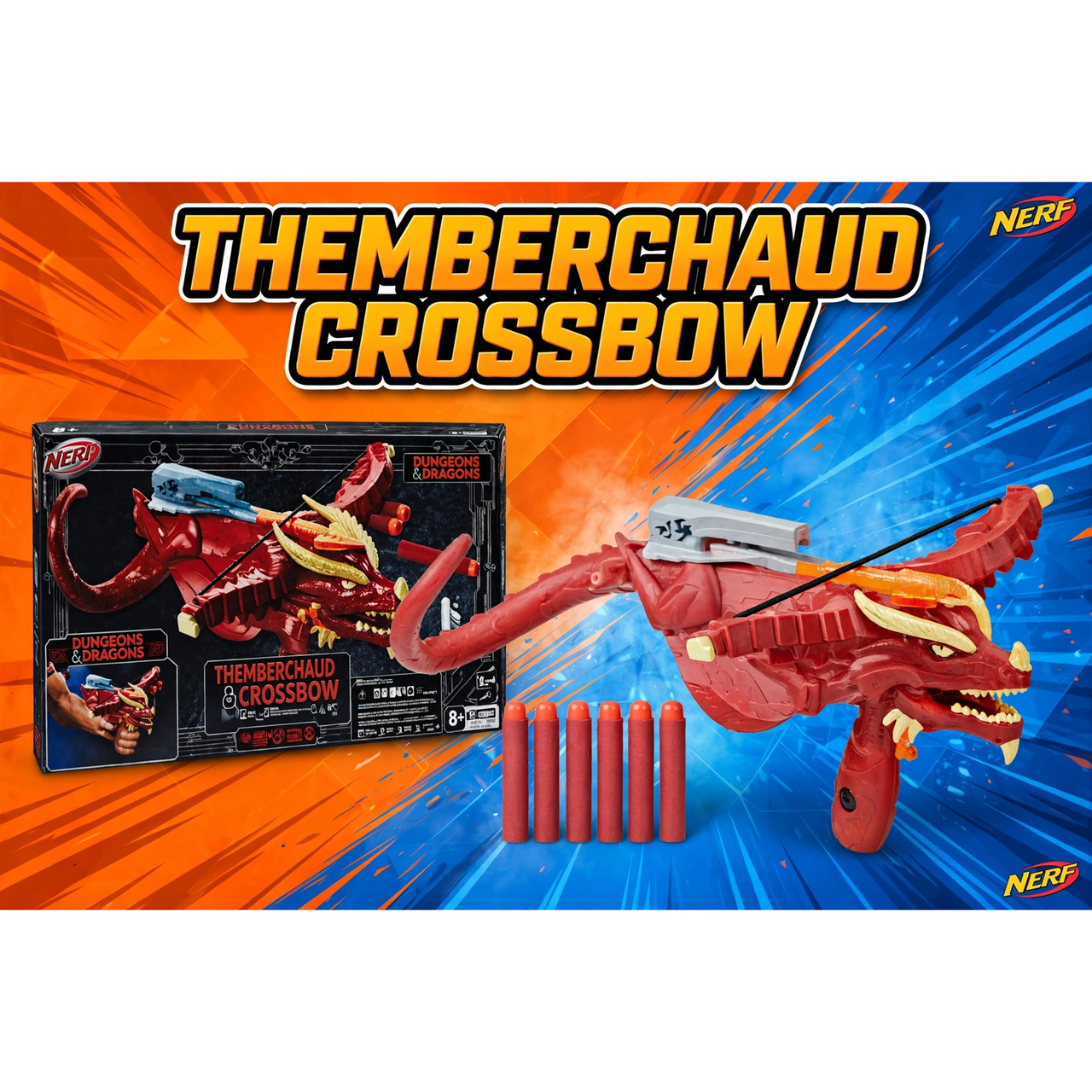 Nerf Dungeons and Dragons Themberchaud Crossbow Blaster by Hasbro — hero